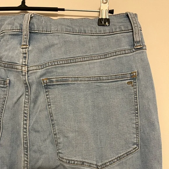 Madewell 10” High Rise Skinny Crop Raw Hem Size 31 - Picture 8 of 10